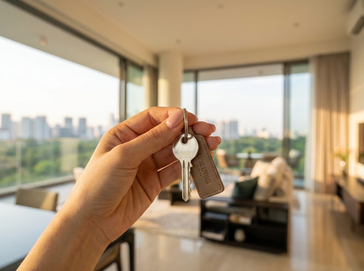 Holding the keys to a new home